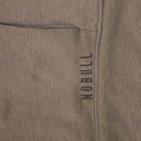 NOBULL Sleeveless Hoodie in Brow/Gray/Green Medium - Picture 2 of 7